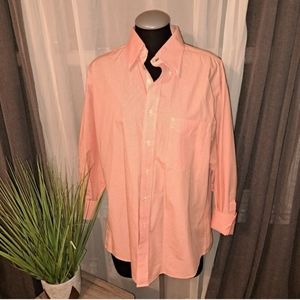 Tommy Hilfiger Button Down- Orange and white Gingham